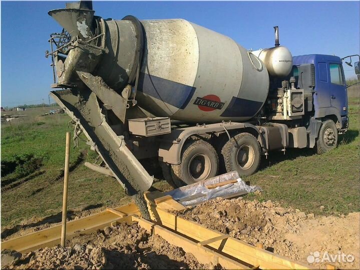 Бетон с доставкой/ все марки бетона