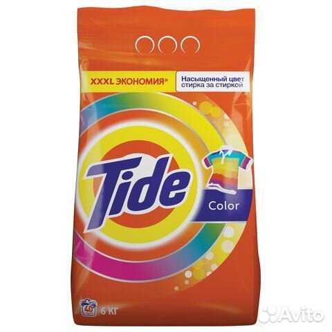 Стиральный порошок tide colour 6кг