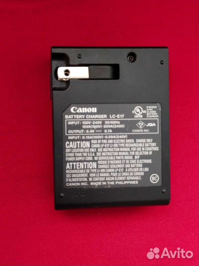 Зарядное устройство для фотоаппарата canon