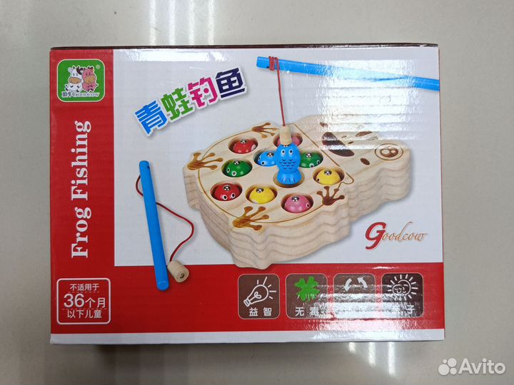 Магнитная рыбалка, качество дерево