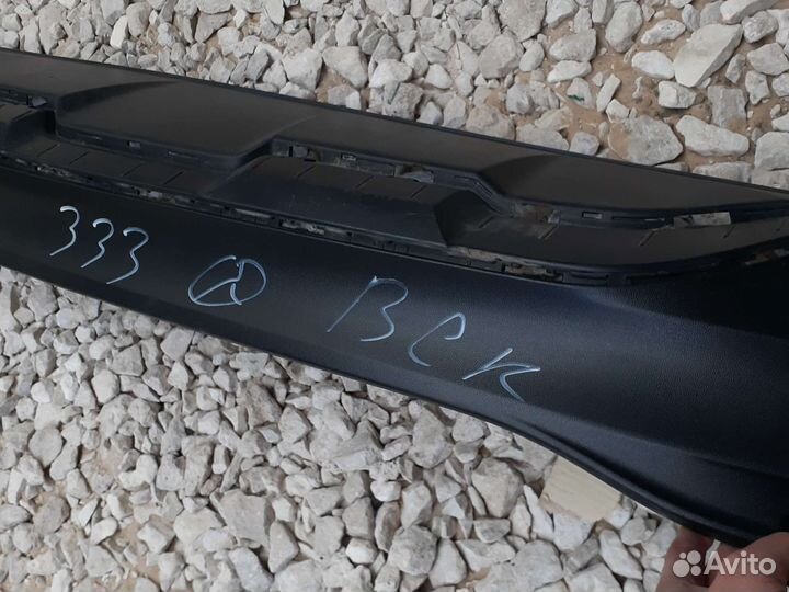 Юбка бампера заднего Mercedes GLE W166 AMG 2015