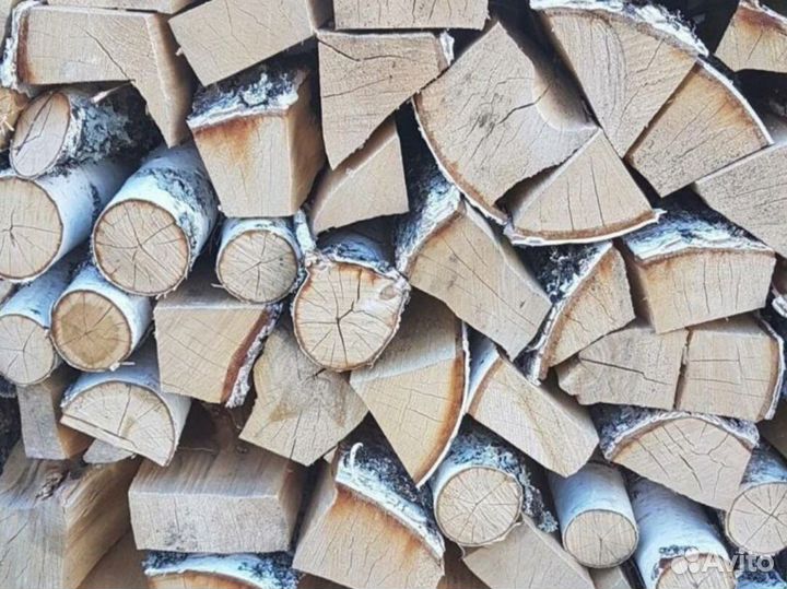 Дрова берёзовые колотые насыпь с доставкой