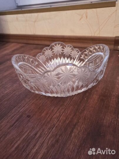 Хрустальная ваза (салатик)