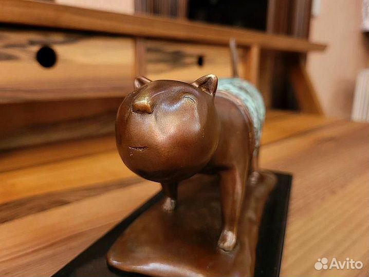 242560 Статуэтка Авторская работа Кошка