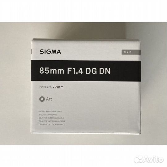Объектив sigma 85mm f 1 4 sony