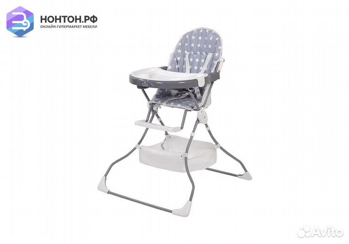 Стульчик для кормления Polini kids 252 Звезды серы