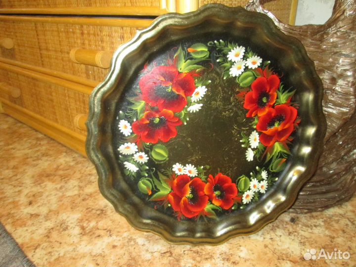 Поднос мельхиор Кольчугино СССР
