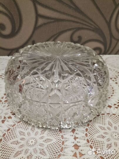 Хрустальный салатник СССР