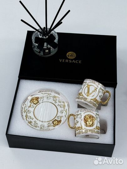 Чайная пара фарфор versace