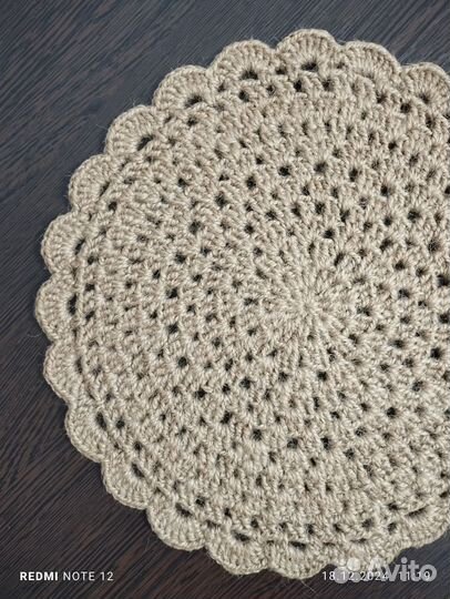 Салфетка из джута