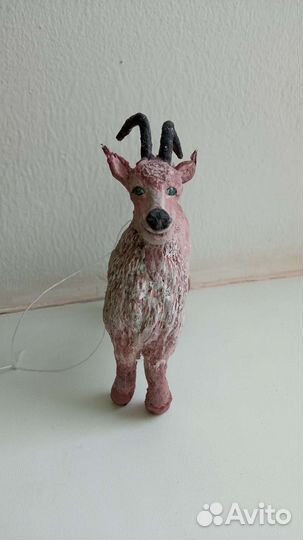 Игрушка елочная из ваты