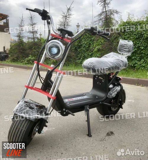 Электроскутер CityCoco Wolong C3 Pro