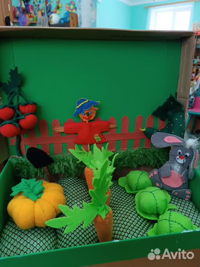 Развивающая игра из фетра