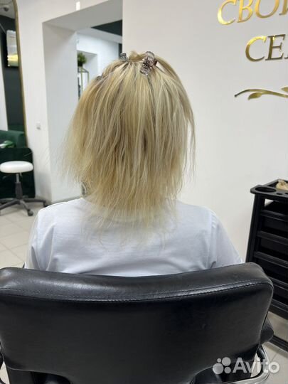 Нарашивание волос, боток, кератин