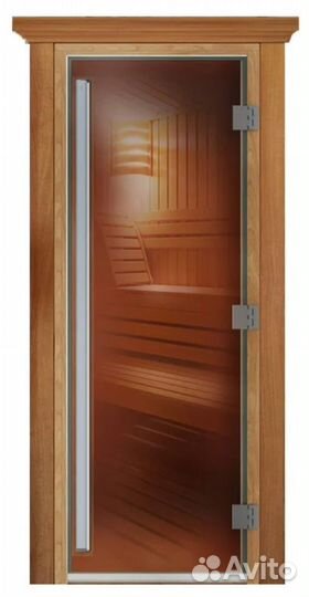 Двери в баню Стеклянные