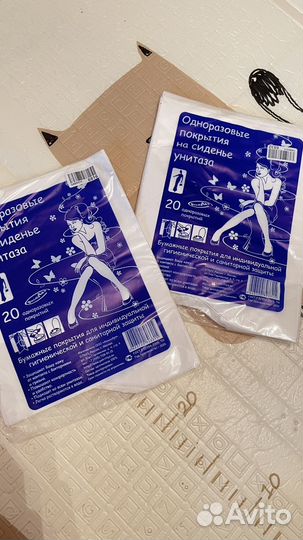 Накладки на унитаз новые