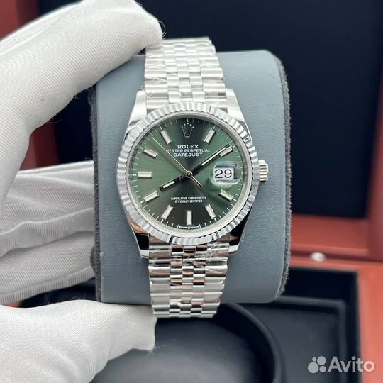 Часы Rolex Datejust 36mm green