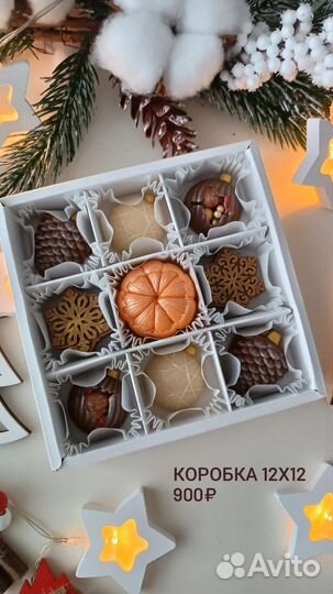 Шоколад ручной работы новый год