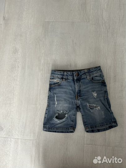 Джинсовые шорты 104-110