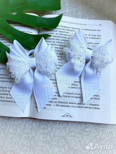 Нарядные бантики ручной работы на 1 сентября