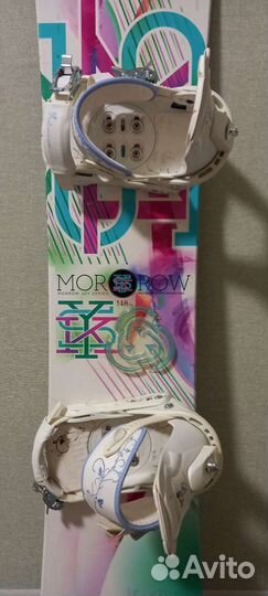 Сноуборд Morrow 148cm+ крепления Salomon