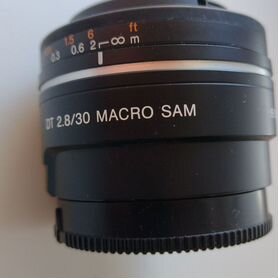 Объектив Sony 30mm f/2.8 DT Macro SAM (SAL-30M28)