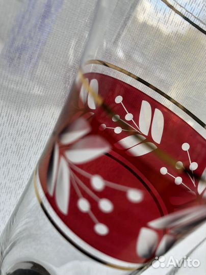 Фужеры цветное стекло