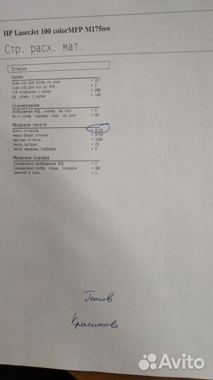 Цв мфу HP LaserJet 100 Color MFP M175nw + Гарантия