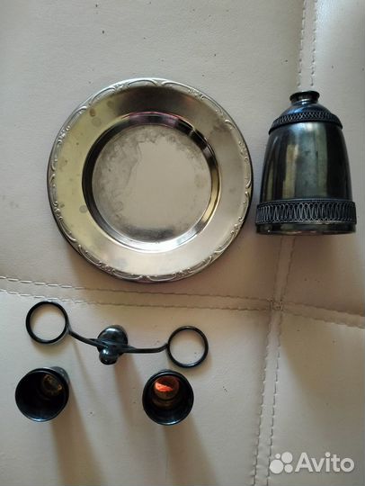 Коньячный набор из мельхиора