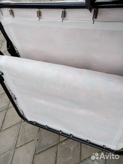 Раскладушка с матрасом бу