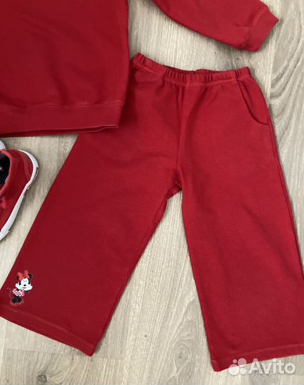 Костюм на девочку 3-4 года и кеды gulliver 26 р-р