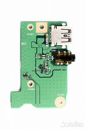 Разъем Audio TJ-16 + USB Asus X553 на плате