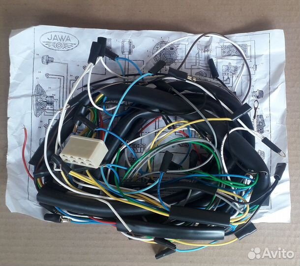 Проводка Ява 12В (Россия) в упаковке с эл.схемой