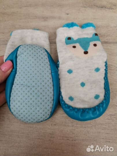 Носки тапочки 6-12 месяцев
