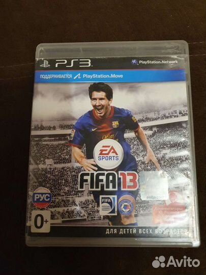 Диск для PS 3 fifa 13