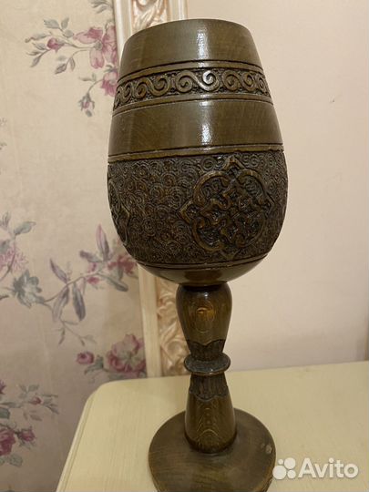 Деревянный фужер