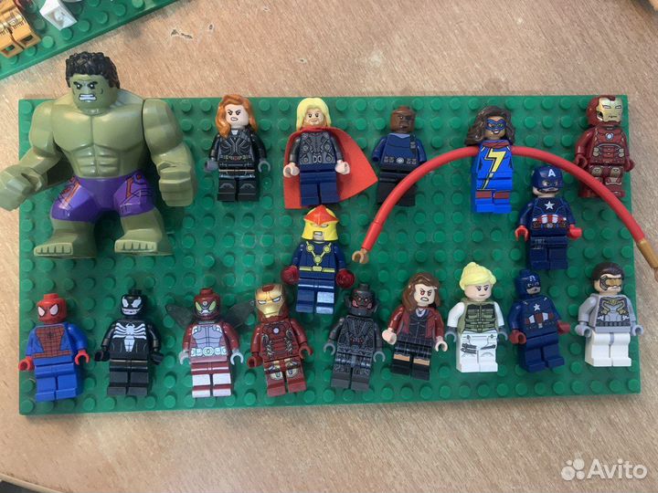 Lego минифигурки Star wars, marvel, dc