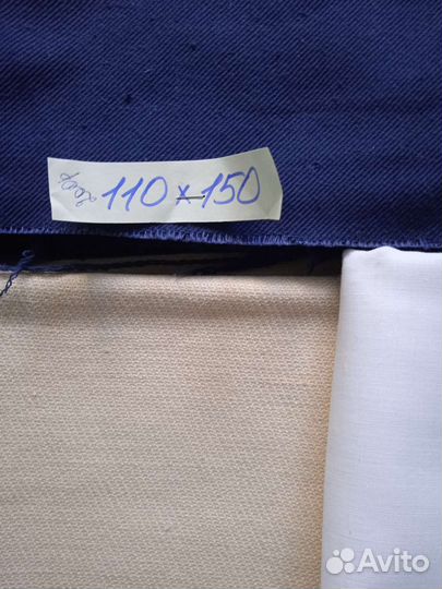 Ткани, отрезы разных размеров, цветов и фактур