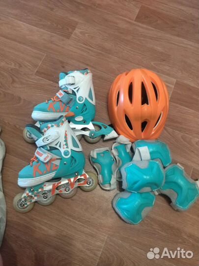 Роликовые коньки размер 31-34
