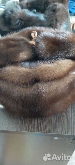 Норковая шапка мужская новая