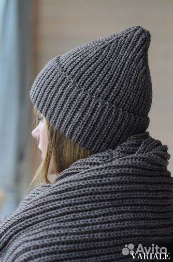 Шапка женская вязаная / новая