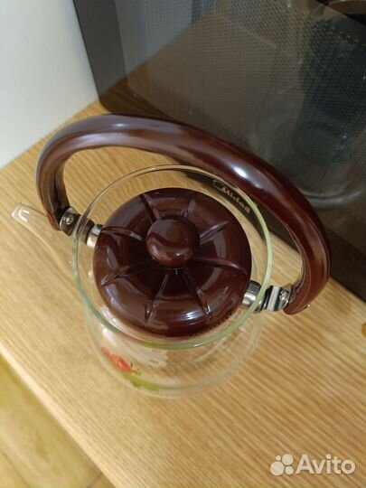 Чайник заварочный стекло новый