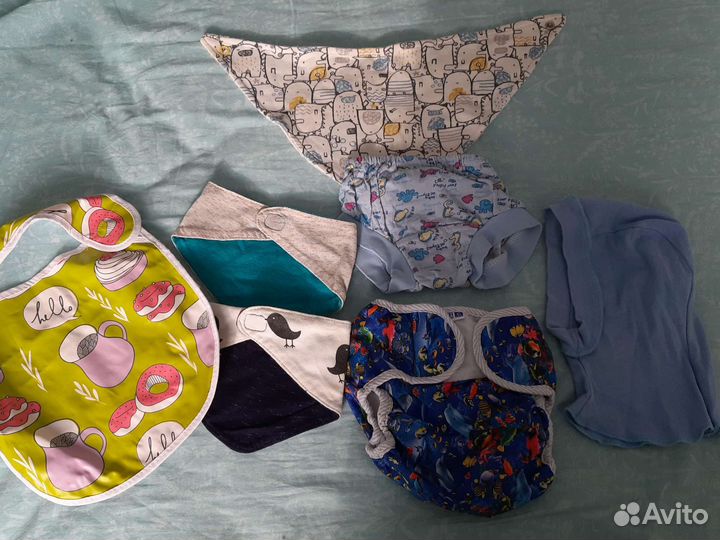 Слюнявчики шлем трусики