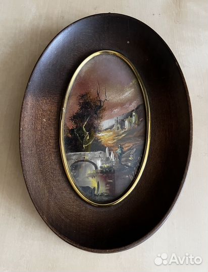 Картины миниатюры живопись Италия винтаж