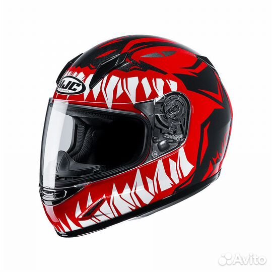 Мотошлем детский HJC CL-Y zuky, MC1 Красный M