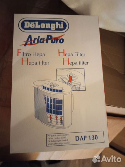 Фильтр для очистителя воздуха delonghi dap 130