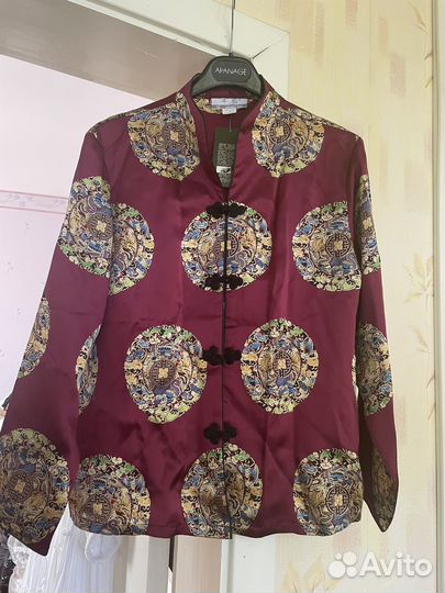 Шелковая кофта XS