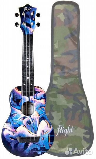 Укулеле Flight TUS 40 Graffiti + фирменный чехол