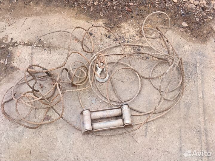 Стальной тросс, клюз для лебедки