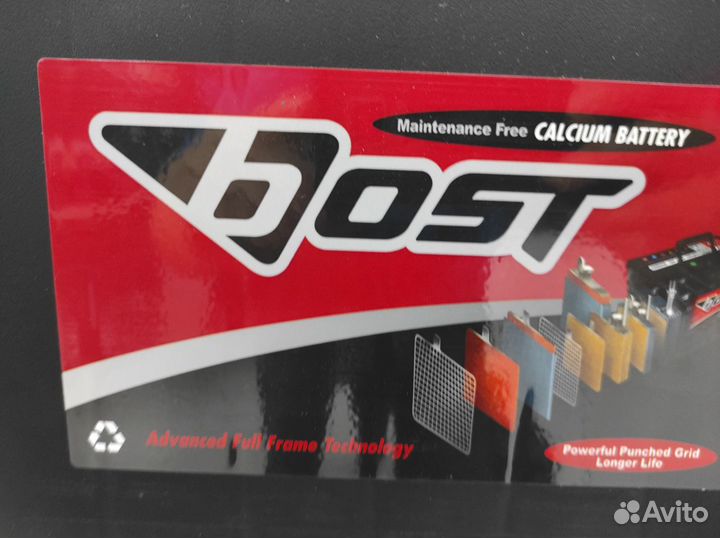 Аккумулятор 55Ач B24R Азия Bost прямой полярност